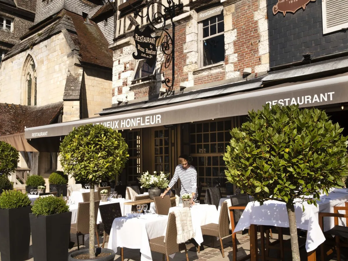 terrasse du restaurant Le Vieux Honfleur
